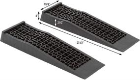 img 3 attached to Low Profile Plastic Car Service Ramps - Discount Ramps (2 Pack)
