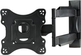 img 2 attached to 📺 Universal Fit Full Motion TV Wall Mount Monitor Bracket for 32"-52" LED, LCD and Plasma Flat Screen Displays up to VESA 400x400. Swivel, Tilt, Articulating Design with 10-Ft HDMI Cable