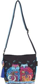 img 1 attached to Laurel Burch Feline Crossbody 6452