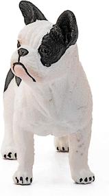 img 2 attached to 🐶 Authentic Schleich French Bulldog Toy Figurine: Lifelike and Engaging Collectible!