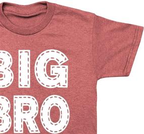 img 1 attached to Heather Boys' Clothing: Brother Announcement T-Shirt for Tops, Tees & Shirts