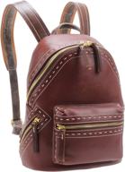 🎒 stylish leather backpack: casual shoulder m6118 - a perfect blend of functionality and fashion логотип