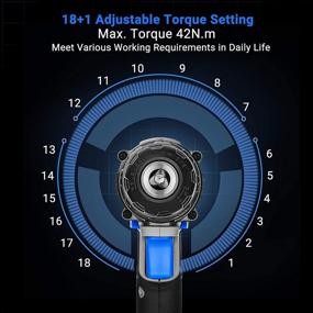 img 1 attached to 🔧 2 Variable, Keyless Setting Cordless Brushless