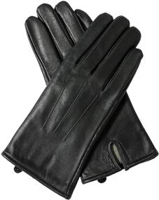 img 4 attached to Sheepskin Leather Cashmere Motorcycle Men's Accessories: Sanfiland Gloves & Mittens