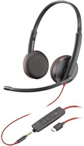 img 1 attached to 🎧 Plantronics Blackwire 3225 USB-C On-Ear Mono Headset, Wired - Enhanced SEO