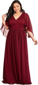 img 4 attached to Ever Pretty Dress Formal Evening Orchid Women's Clothing and Dresses
