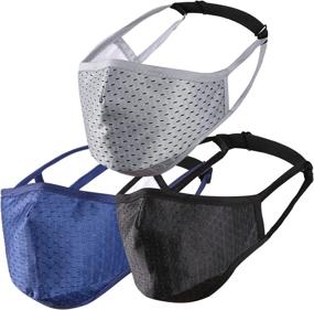 img 4 attached to Ligart Adjustable Sports Face Mask: Breathable Gym Exercise Running for Men Women - Adjustable Strap, Reusable & Washable Athletic Face Cover - Ideal for Runners!