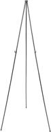 🎨 collapsible quartet easel stand - portable display tripod for home, school, and office - supports 5 lbs - ideal for posters, paintings, art, and whiteboards - max height 63 inches (29e) logo