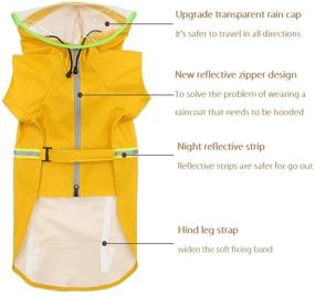 img 2 attached to Mikayoo Reflective PonchoZip Lightweight Waterproof