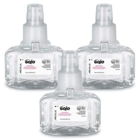 img 4 attached to GOJO LTX-7 EcoLogo Certified Fragrance Free Foam 🧼 Handwash Refill, 700 mL (Pack of 3) - 1311-03