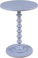 🪑 gray spindle table by convenience concepts palm beach logo