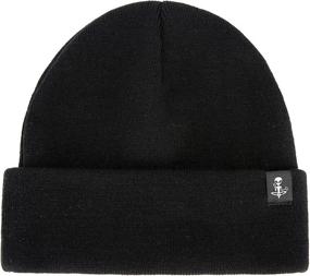 img 3 attached to HEARTSING Womans Knitted Cap Lamb Wool Dark Outdoor Recreation