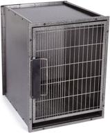 🐶 proselect modular kennel dog crate in graphite: advanced pet studio solution logo