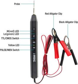 img 3 attached to 💡 Electrical Circuit Testers Logic Probe and Troubleshooting Tool - Visual and Audio Indications for Logic Levels and Pulses Detection - Power Probe EM4610A