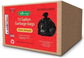 img 3 attached to 🗑️ High-Capacity Biodegradable Trash Bags - Versatile and Unscented for Kitchen, Cleaning, and Yard Waste - 13-Gallon Hefty Bags