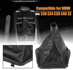 img 2 attached to High-Quality Gear Shift Boot Cover for BMW E30 E34 E36 E46 Z3 - Left Hand Driver Car Gear Stick Shift Knob Gaiter