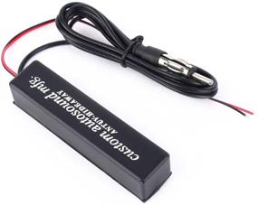 img 4 attached to Enhanced Universal Hidden Amplified Antenna for Car Truck Vehicle: Stereo Radio AM FM 12v