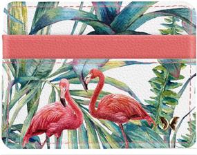 img 1 attached to Бумажник Monarque RFID Slim Flamingo для женщин Handbags & Wallets and Wallets