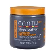 🧔cantu мужская предварительная щетка для бритья, 8 унций - очищающая и отшелушивающая формула. логотип