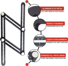img 3 attached to 📏 Precision Angular Measurement Tool for Universal Carpenters and Craftsmen