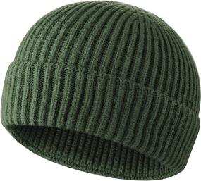 img 4 attached to ROYBENS Fisherman Beanie Winter 1Black Outdoor Recreation