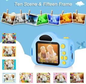 img 3 attached to Детская камера ASIUR - Полная HD-детская видеокамера в подарок для мальчиков и девочек от 3 до 10 лет - качество 1080P с бонусом 16ГБ SD-карты.