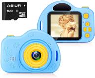 asiur kids camera - full hd kids video gift camera for boys and girls ages 3-10 - 1080p quality with bonus 16gb sd card logo