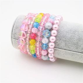 img 3 attached to 👑 Stretchy Bracelet Set - BB GG Princess Bracelets