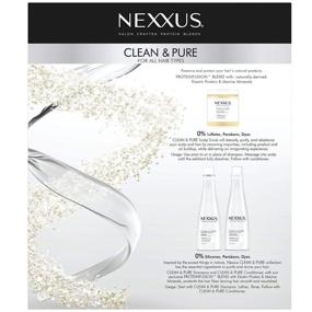 img 2 attached to 🧖 Nexxus Clean and Pure: Revitalize Your Hair with Shampoo, Conditioner, and Scrub (3 Pack)