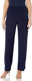 img 2 attached to Richards Navy Lace Pants for Women: Ideal Women's Clothing for Suiting & Blazers