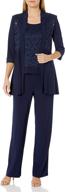richards navy lace pants for women: ideal women's clothing for suiting & blazers logo