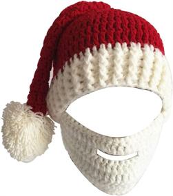 img 4 attached to Stay Cozy and Protected with the Yosang Windproof Knitted Beanie Hat Cap for Skiing