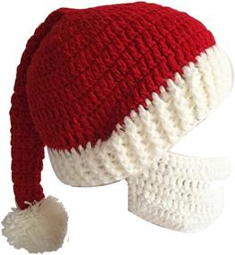 img 1 attached to Stay Cozy and Protected with the Yosang Windproof Knitted Beanie Hat Cap for Skiing