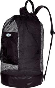 img 3 attached to Stahlsac Panama Mesh Backpack Black Sports & Fitness for Water Sports