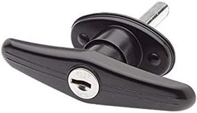 img 1 attached to 🔒 Secure Your Truck: Clockwise Rotation Keyed K127 Locking T-Handle for Truck Cap Topper Camper Shell