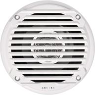 🔊 jensen ms5006wr dual cone waterproof 5.25" speaker, white, 30w max power handling, 86db sensitivity, 79hz-20khz frequency response, 4 ohm nominal impedance, 1.5" mounting depth, sold in pairs logo