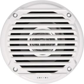 img 2 attached to 🔊 Jensen MS5006WR Dual Cone Waterproof 5.25" Speaker, White, 30W Max Power Handling, 86dB Sensitivity, 79Hz-20kHz Frequency Response, 4 Ohm Nominal Impedance, 1.5" Mounting Depth, Sold In Pairs