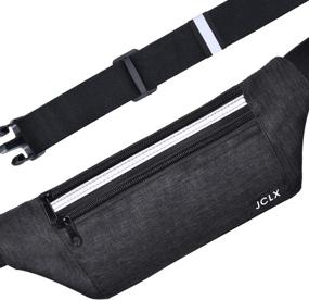 img 4 attached to 🏃 JCLX Ultra-Light Waist Packs for Running, Bounce-Free Fitness Belt Pouch, Sport Waist Pack for Apple iPhone 8 X 7 6+ 5s Samsung, Ideal for Running, Gym, Marathon, and Cycling Exercises