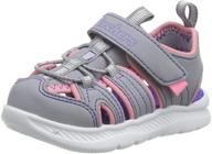 👟 skechers c flex sandal 2.0: playful lavender girls' athletic shoes - stylish and supportive! logo