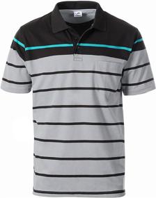 img 2 attached to 👕 Classic and Stylish Gioberti Striped Shirt with Convenient Pocket (Medium)