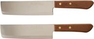 🔪 pair of 6.5-inch kiwi brand chef knives #172 logo