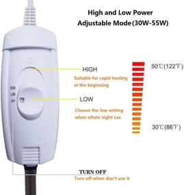 img 2 attached to 🔥 CozyComfort Pet Heating Pad: Large Electric Heated Bed for Cats and Dogs - Chew Resistant Cord & Waterproof Layer