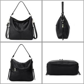 img 1 attached to Marggage Leather Crossbody Shoulder Wristlet Women's Handbags & Wallets and Hobo Bags