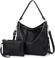 marggage leather crossbody shoulder wristlet women's handbags & wallets and hobo bags logo