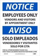 📢 enhance workplace communication with nmc esn518pb notice employees only bilingual logo