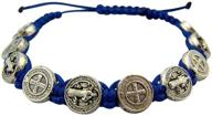 cb saint benedict adjustable bracelet logo