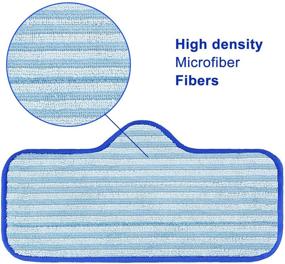 img 3 attached to 🧼 LINNIW 6 Pack Microfiber Pads: Compatible with Dupray Neat Steam Cleaner, Durable and Reusable