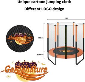 img 2 attached to Gardenature Trampoline Enclosure Outdoor Toddler