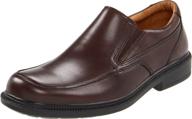 hush puppies leverage slip-on leather men's loafers logo