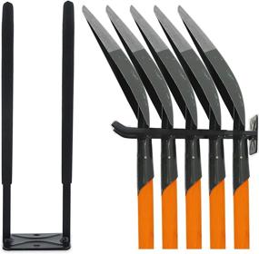 img 4 attached to 🔧 Ultrawall Garage Storage Organizer, Wall Mounted Hanger for Garden Tools, Snowboards, Tires - Hooks, Rack (2 Pack)